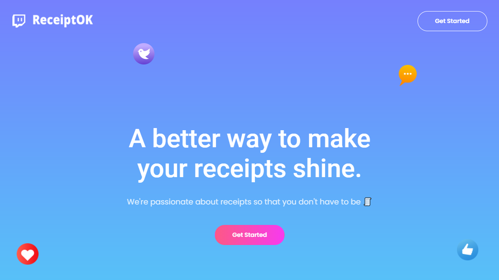 A better way to make your receipts shine