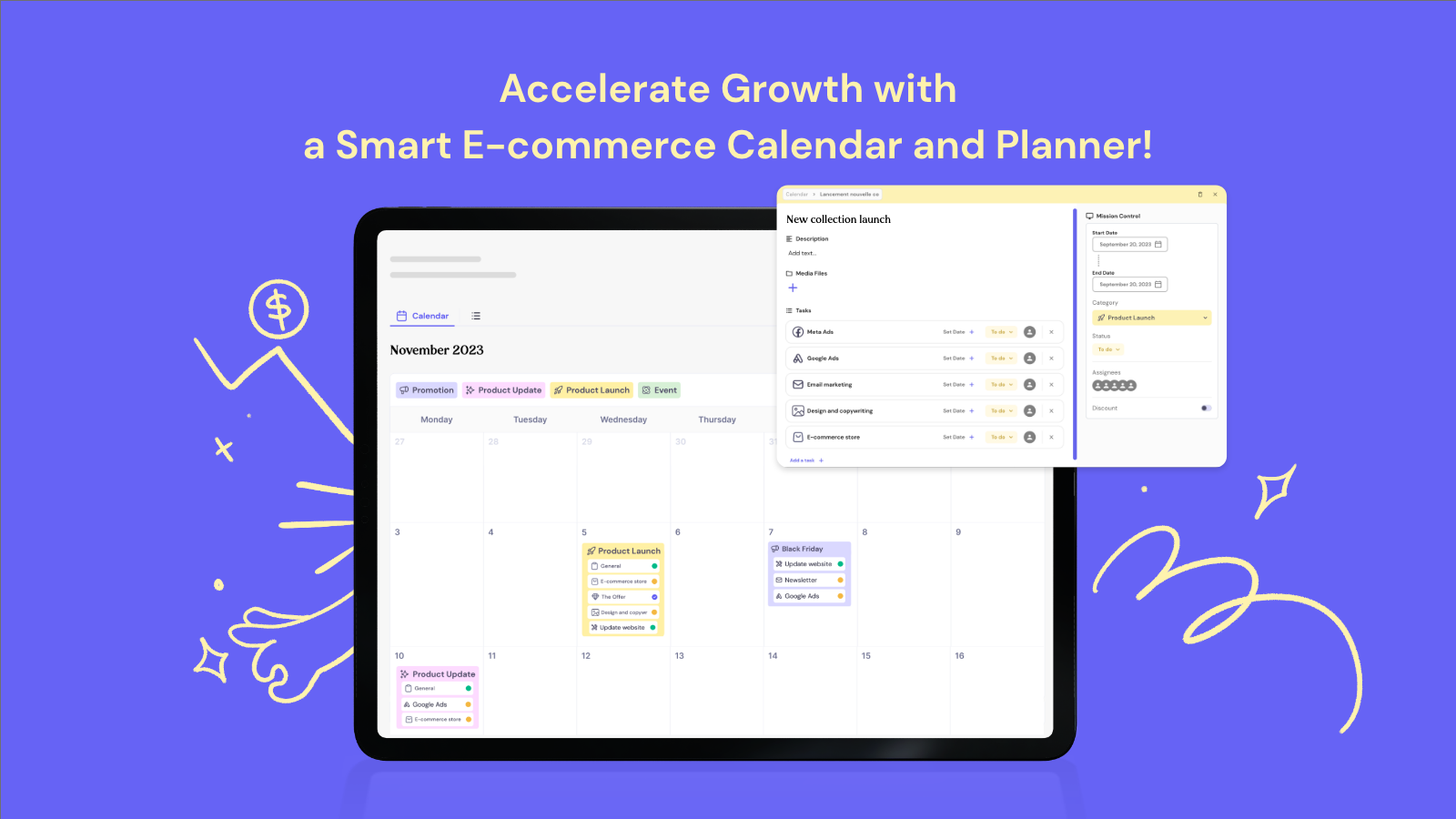Accelerate Growth with a smart E-commerce Calendar and Planner!