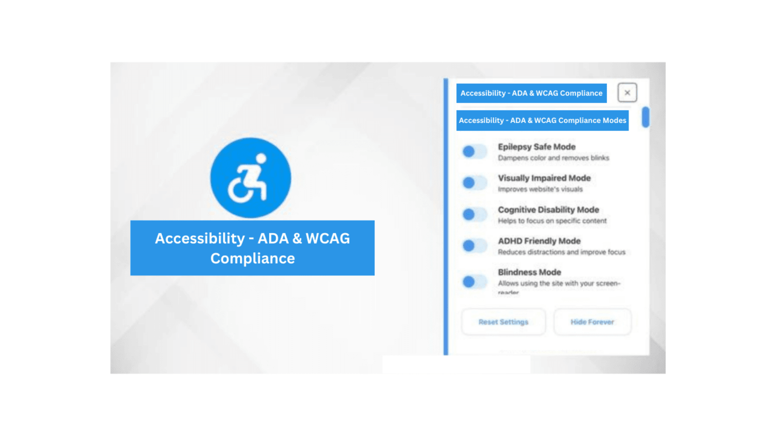 Accessibility - ADA & WCAG Compliance