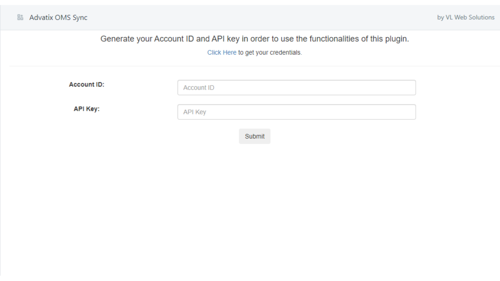 Account ID & API Key