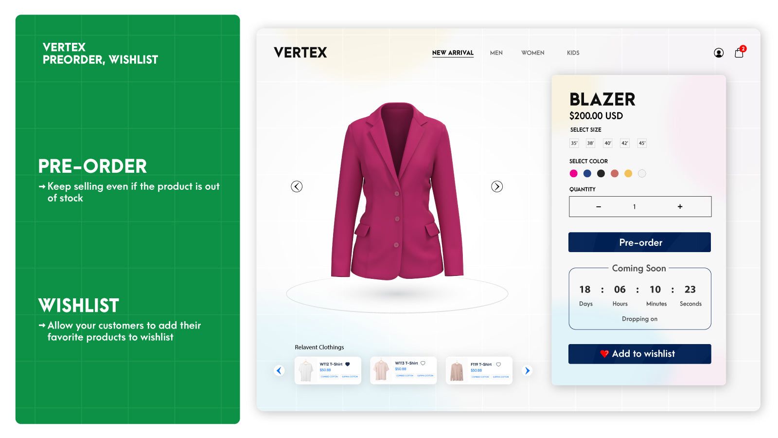 Add a wishlist button to your storefront product page