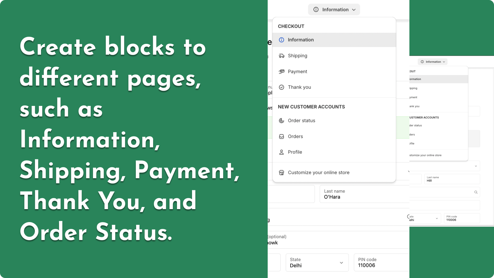 Add blocks to multiple pages