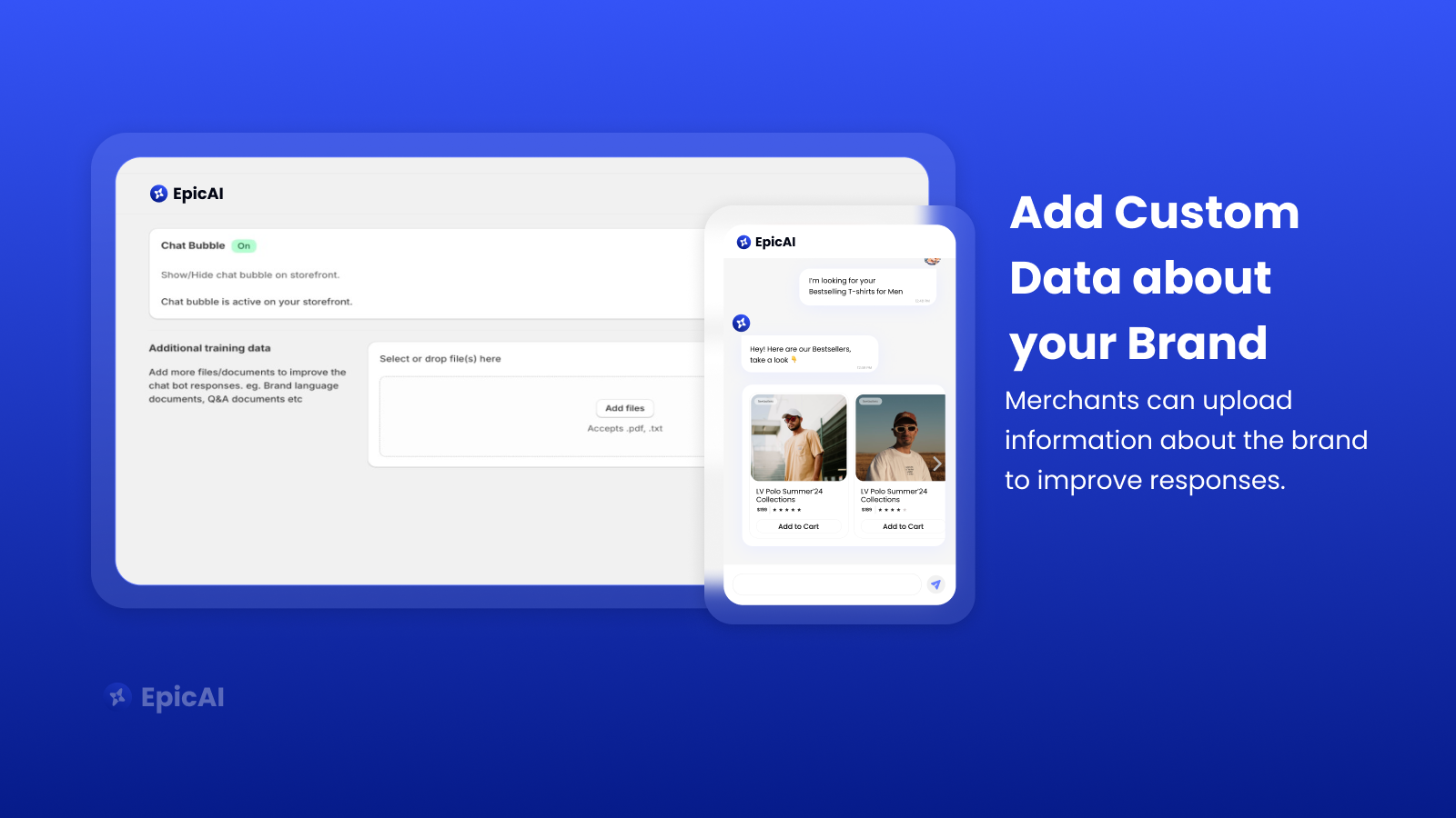 Add custom data about your brand