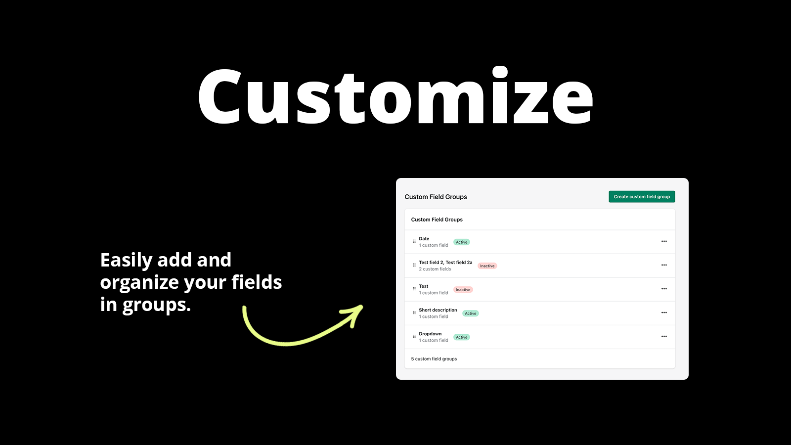 Add fields to shopify product page