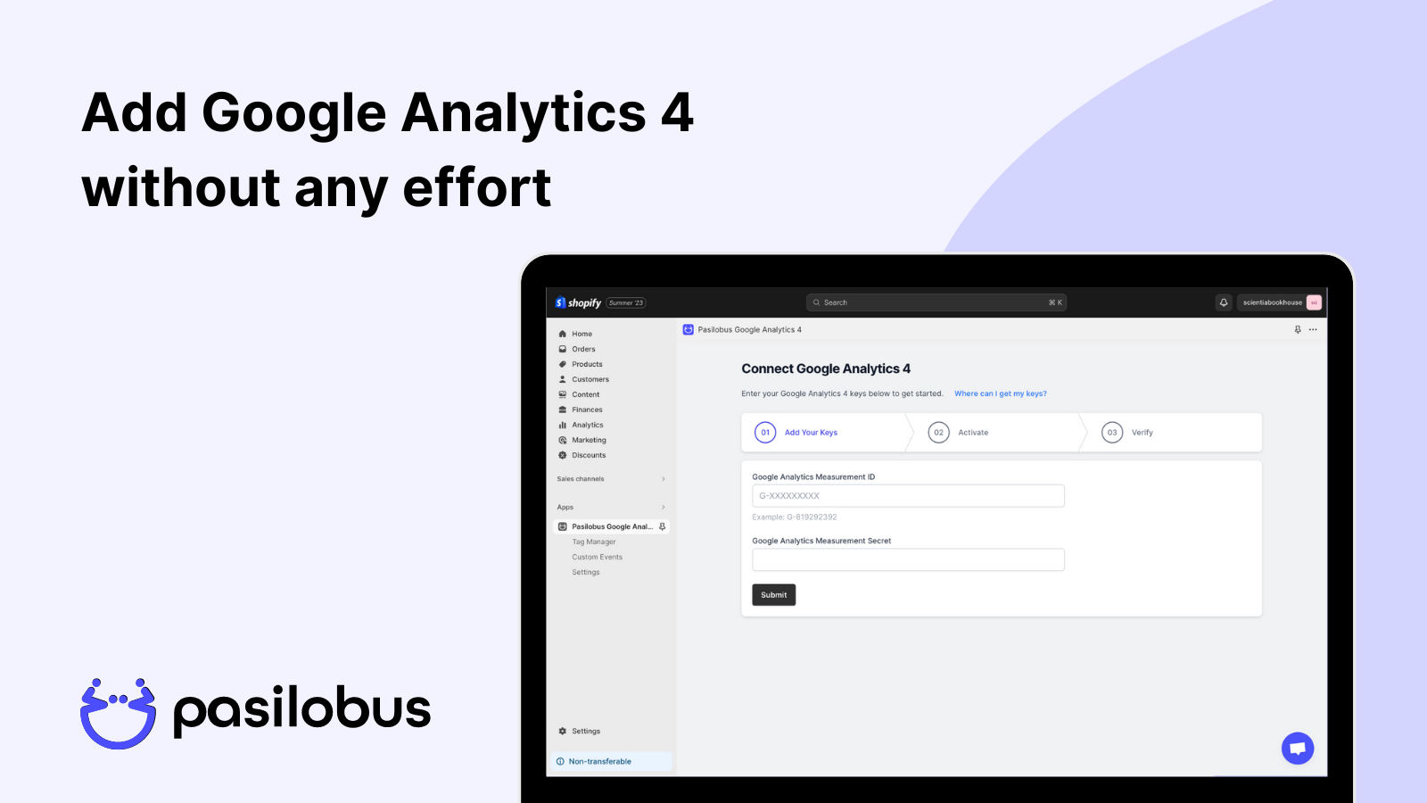 Add Google Analytics 4 without any effort | GA4 Analytics