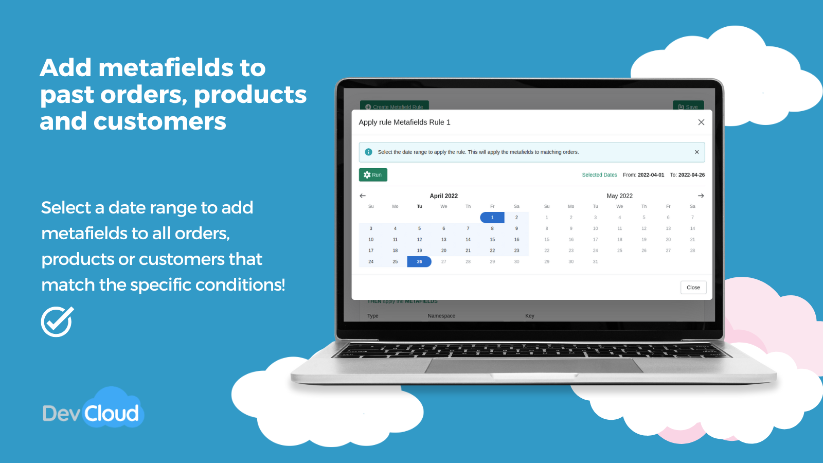 Add metafields to orders, products and customers