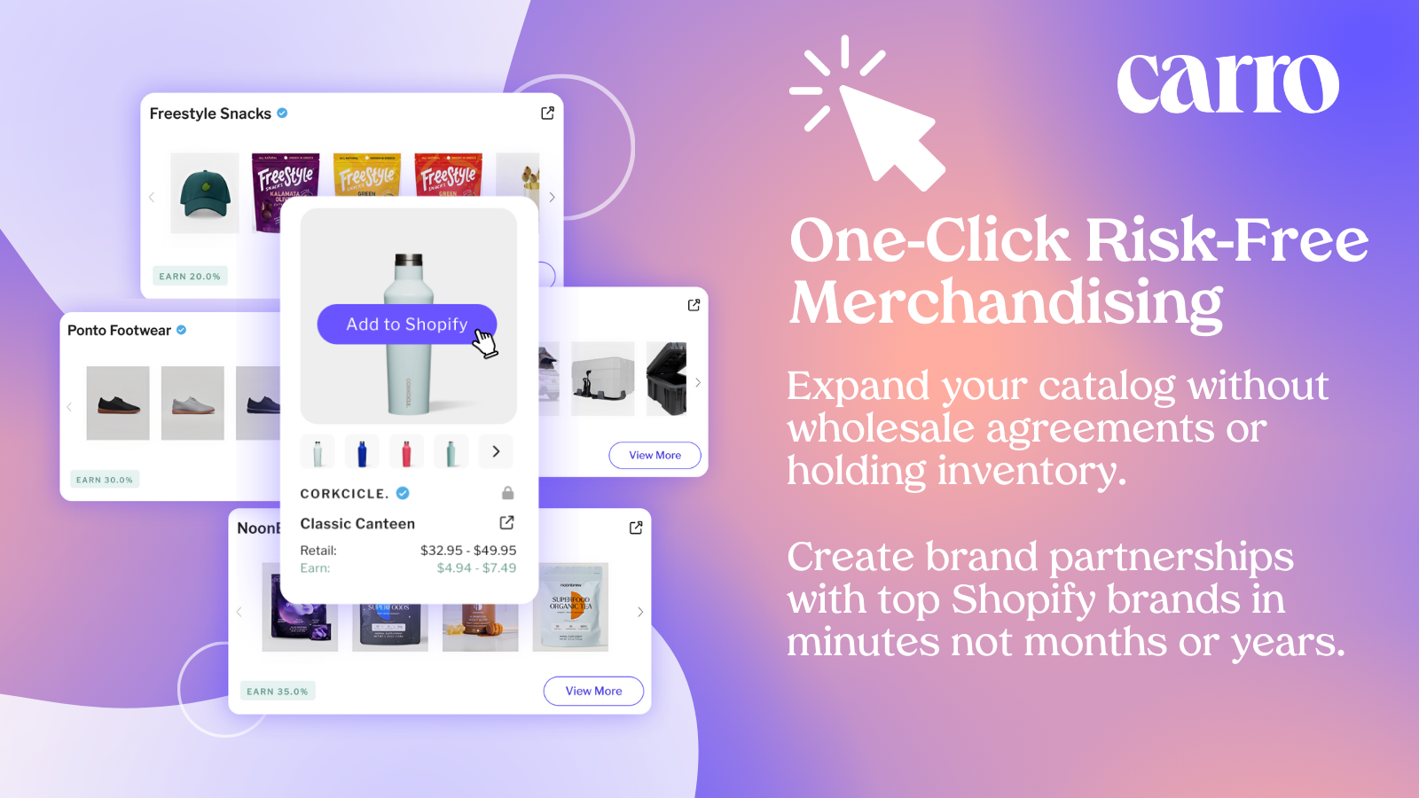 Add products from other top Shopify stores.