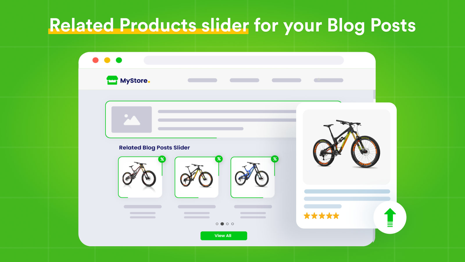 Add relative products to you Blog post