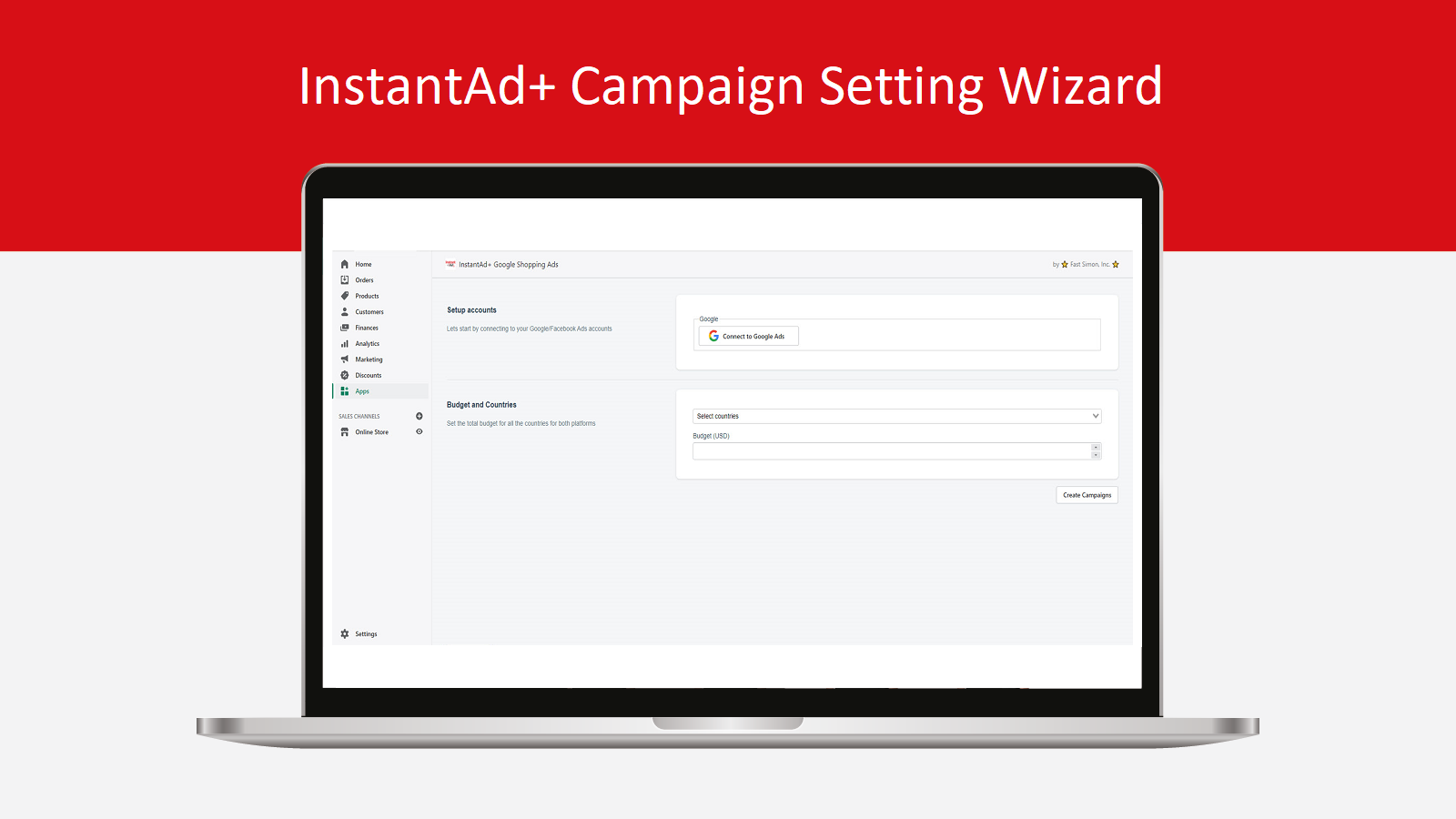 Advertising Campaign Wizard Settings