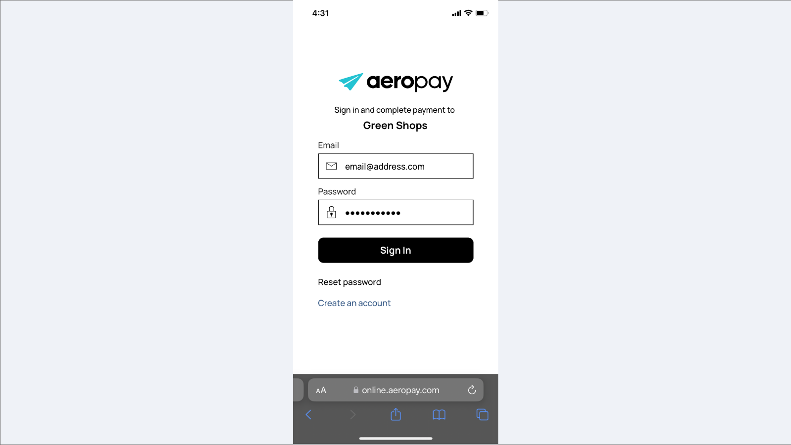 Aeropay Screenshot 2