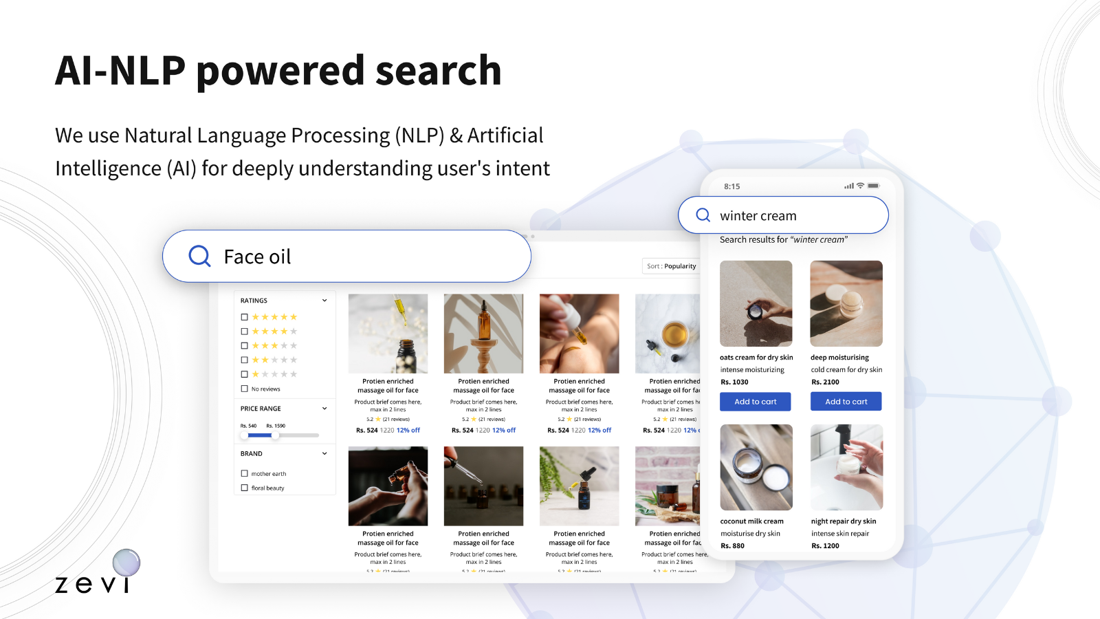 AI-NLP search & discovery, product filter, collection filter