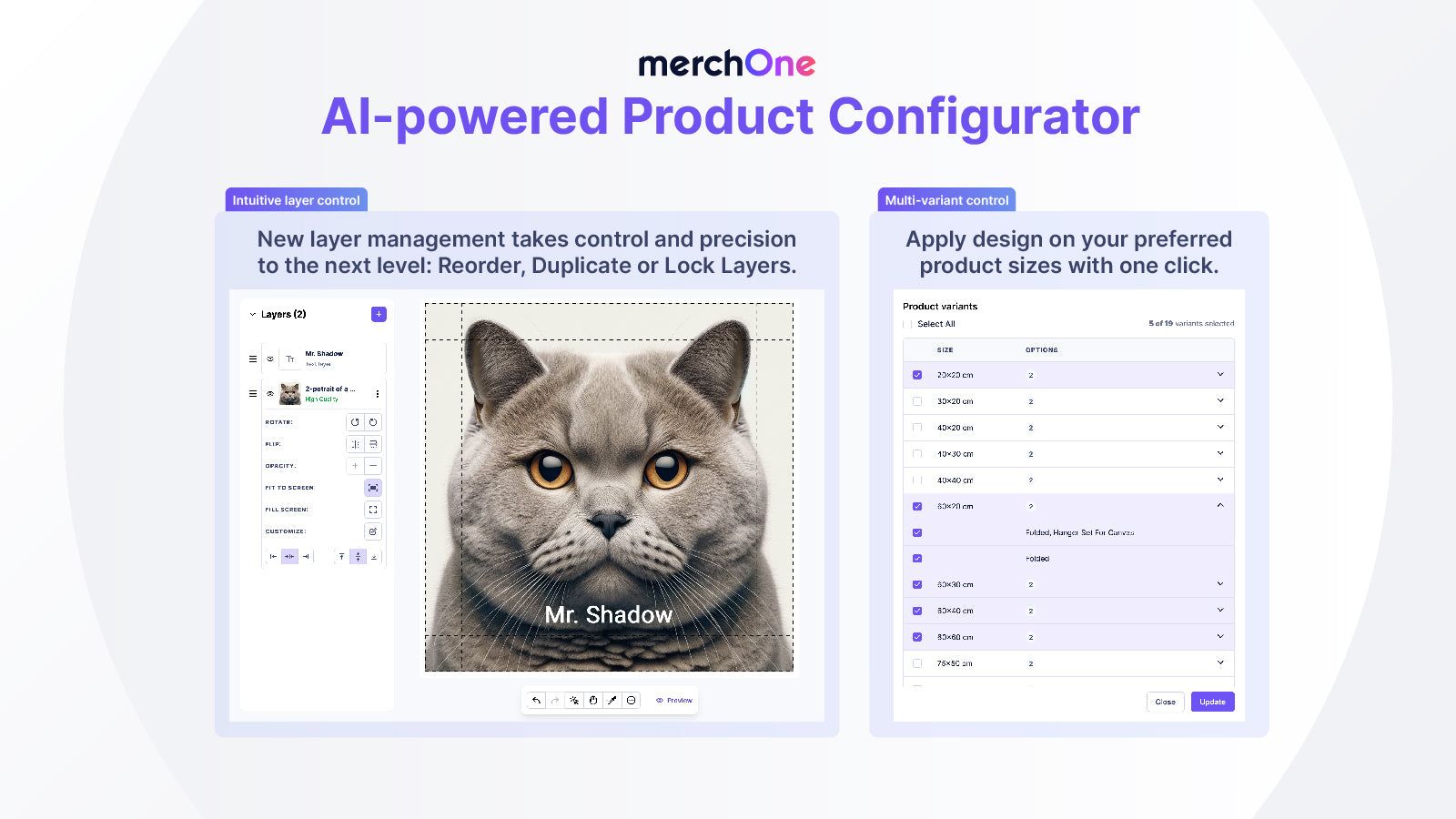 AI-powered product configurator