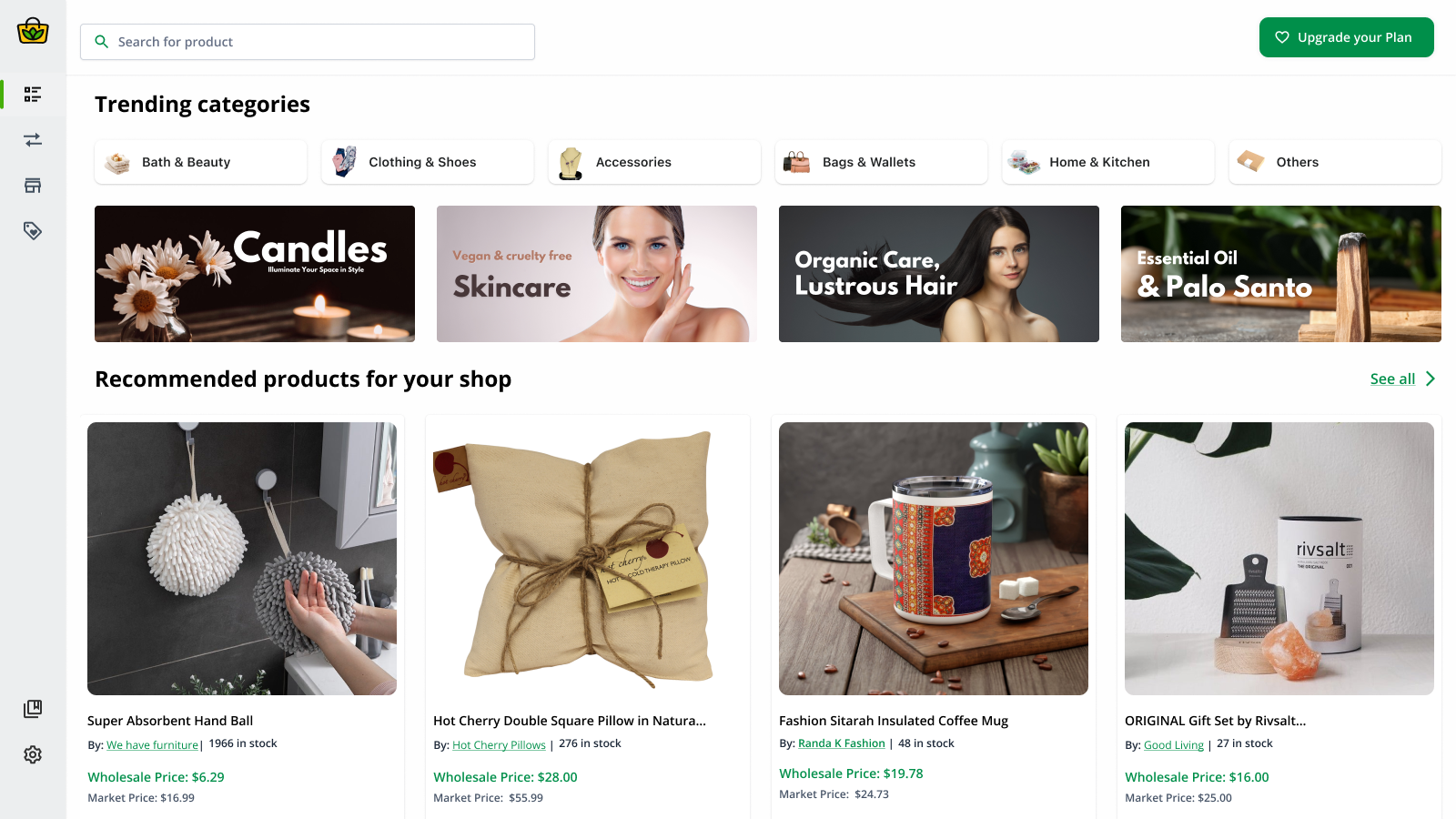 AI-Trends Homepage: Curated, trending dropshipping products