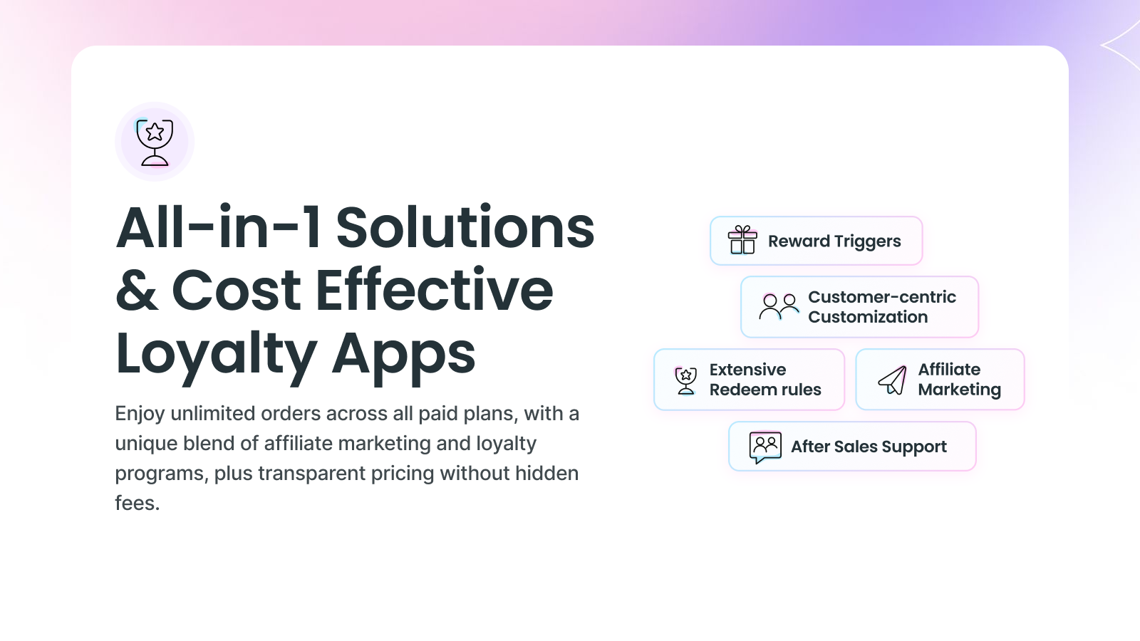 All-in-one-solution and cost effective loyalty program