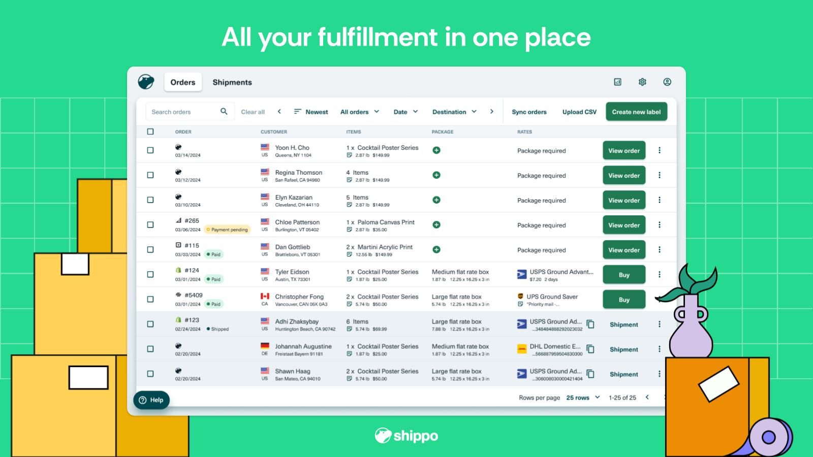 All your fulfillment in one place