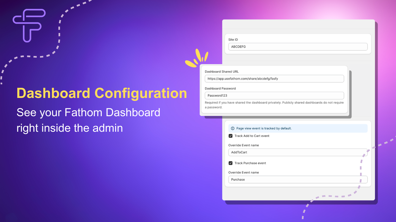 Analytics dashboard setup