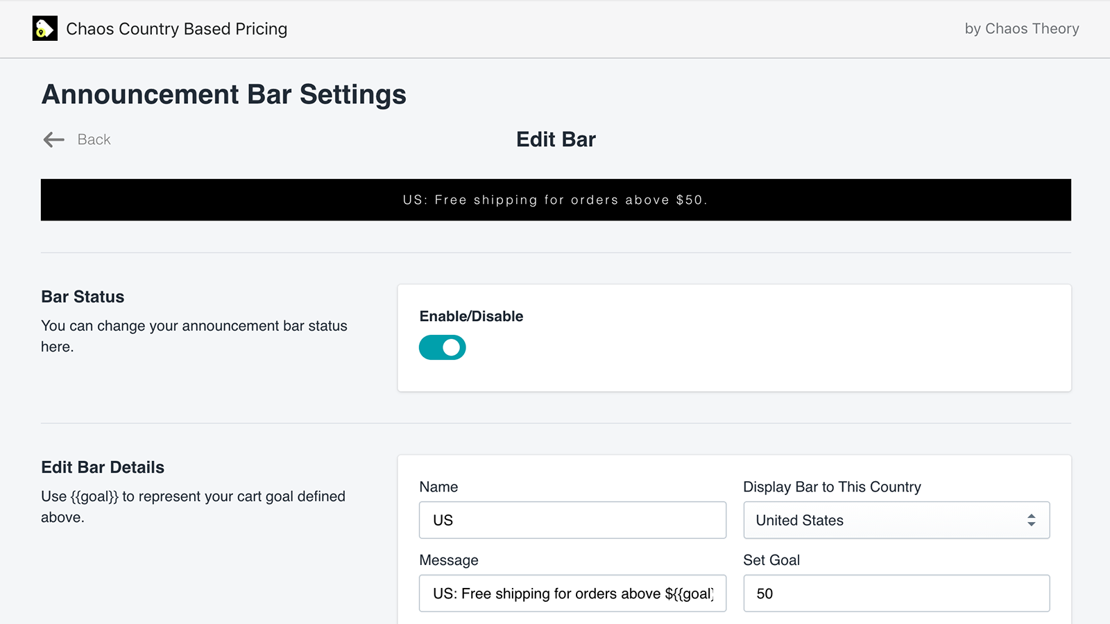 announcement-bar-settings-country-based-pricing