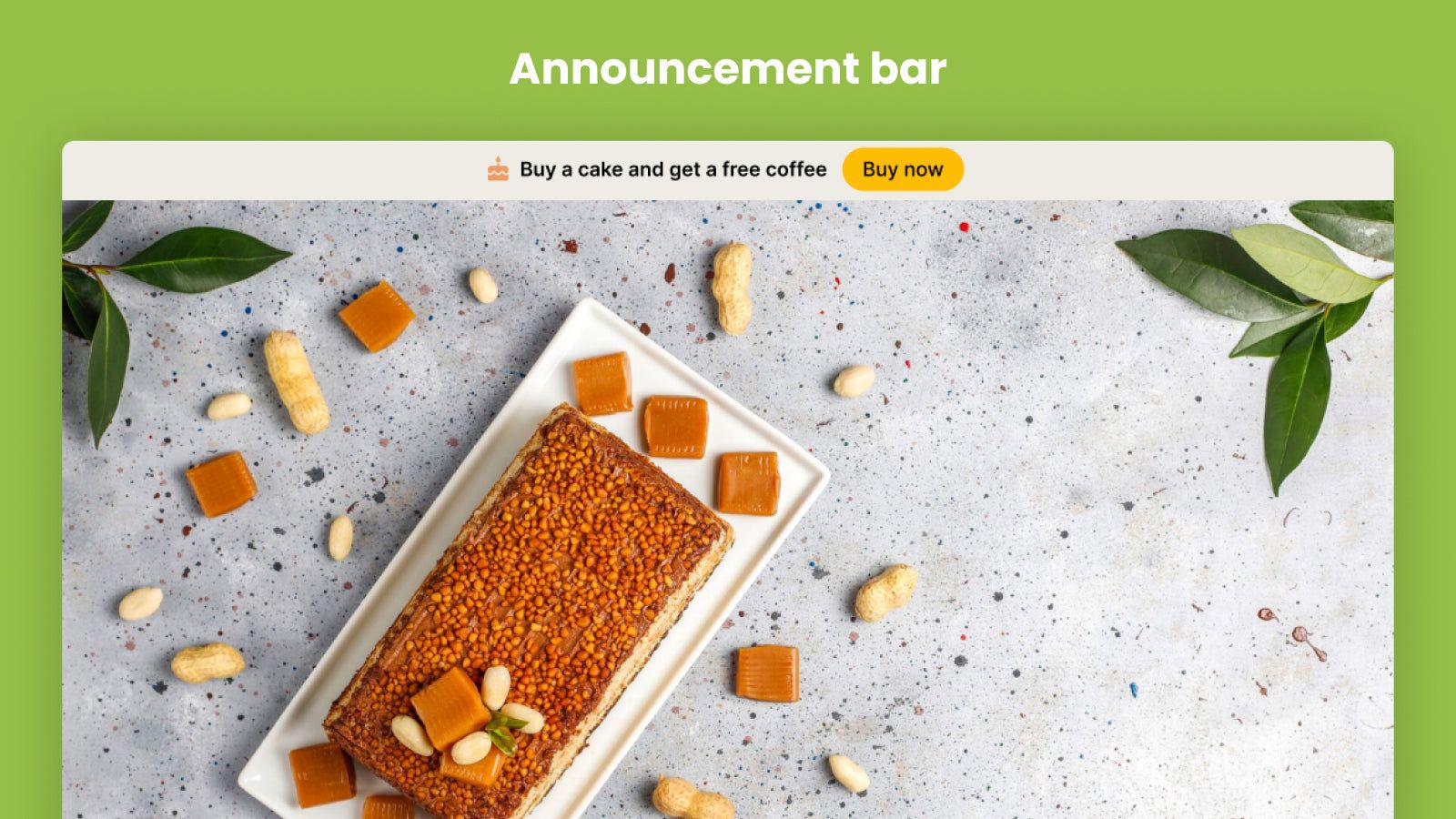 Announcement Bar, Top Bar, Banner, Slider by Finespace