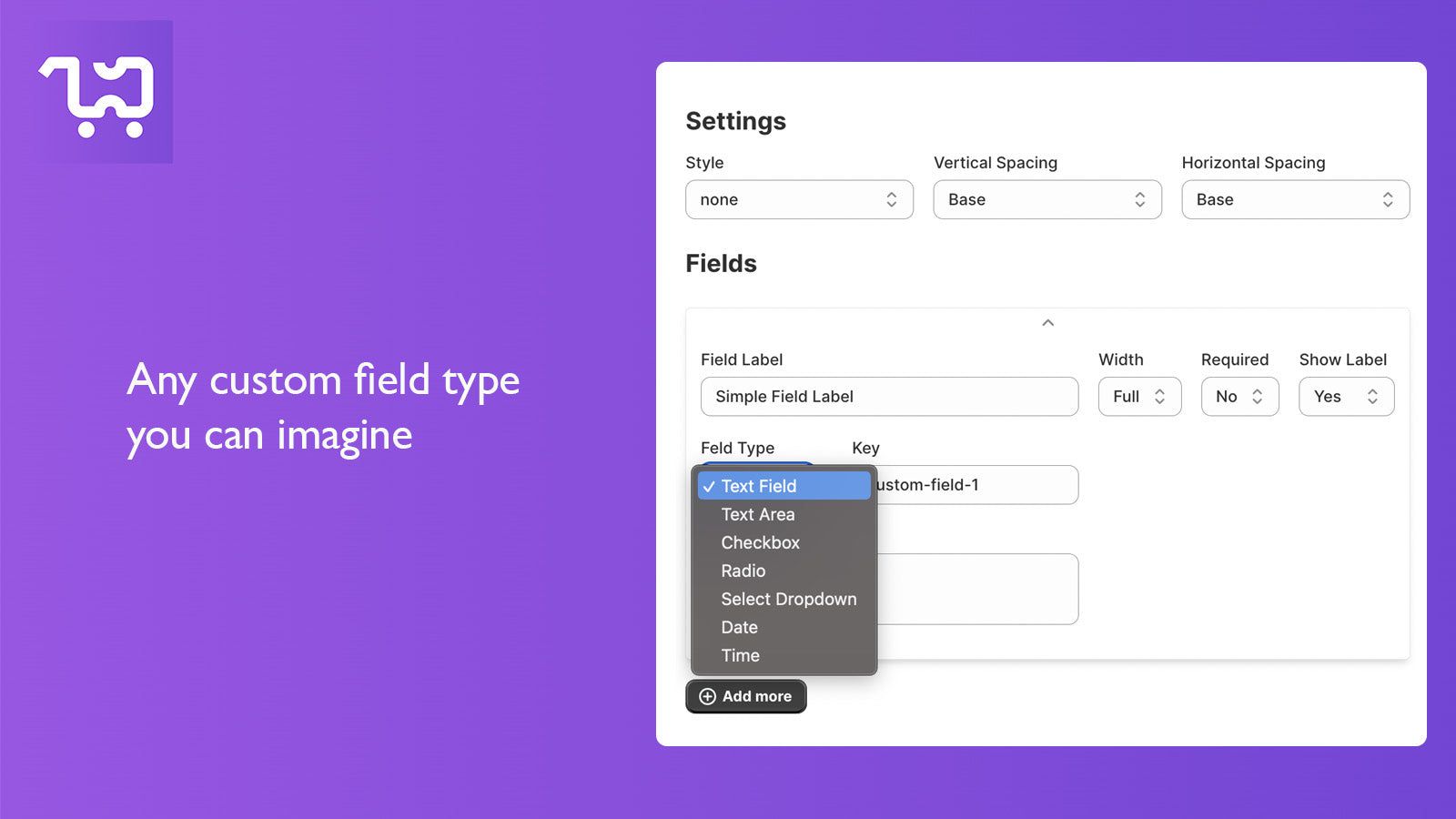 Any custom field type you can imagine