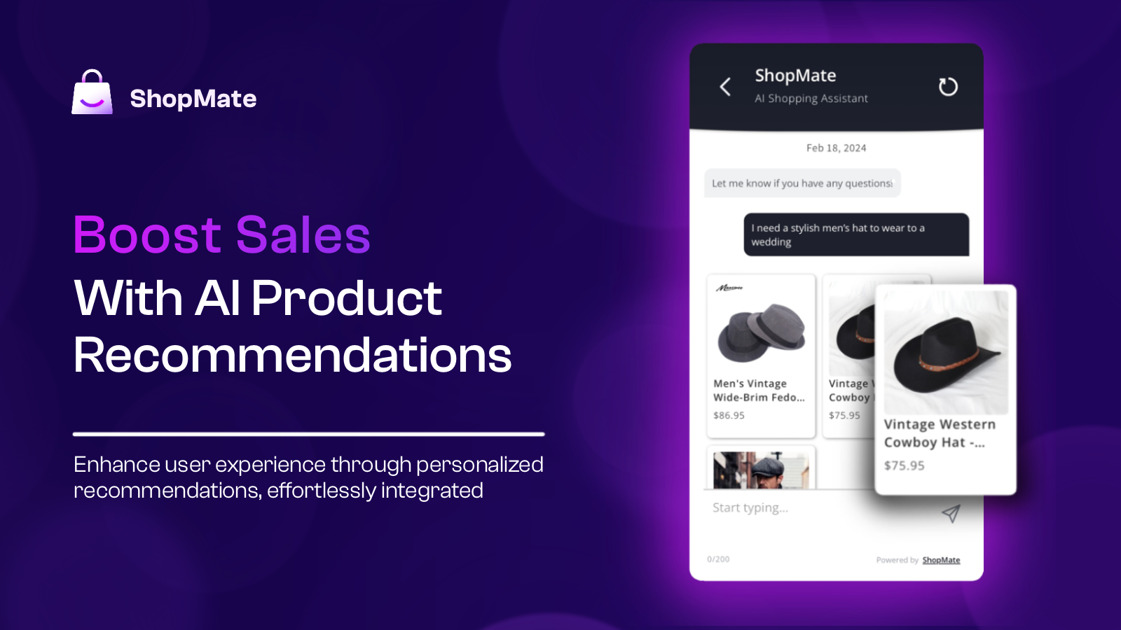 App feature - Boost sales with AI product recommendations