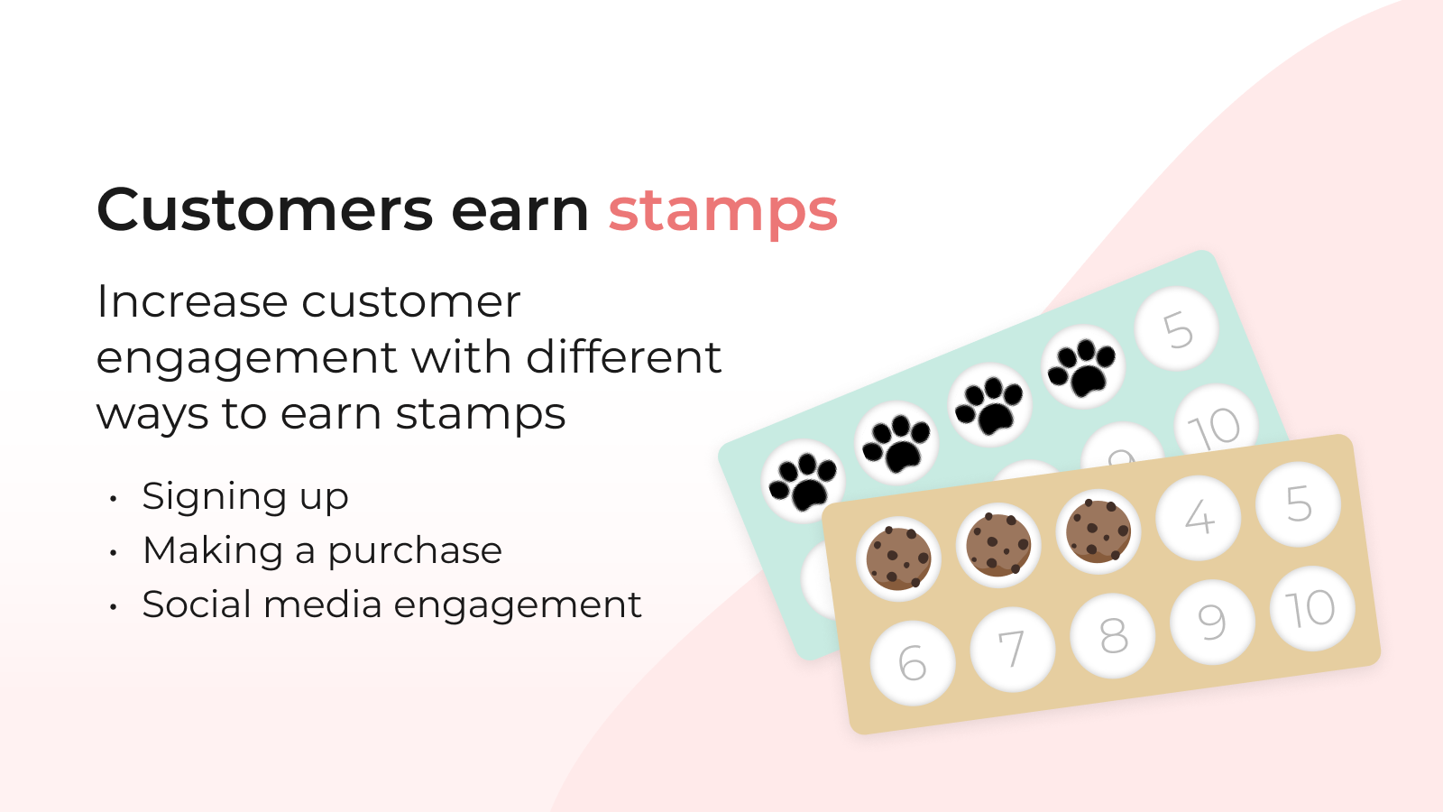 app onboarding loyalty and rewards program program stamps points