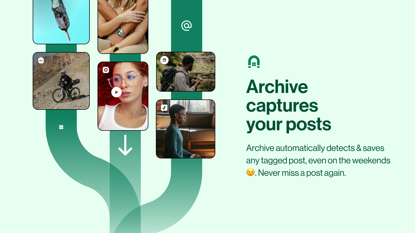 Archive automatically detects & displays any tagged post.