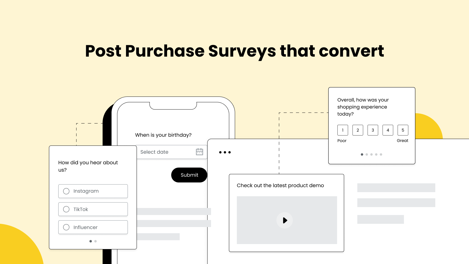 attribution post purchase surveys