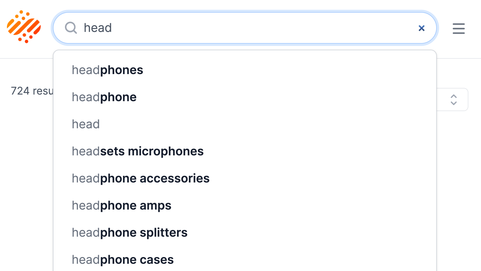 Auto-complete & spell correction for product search results