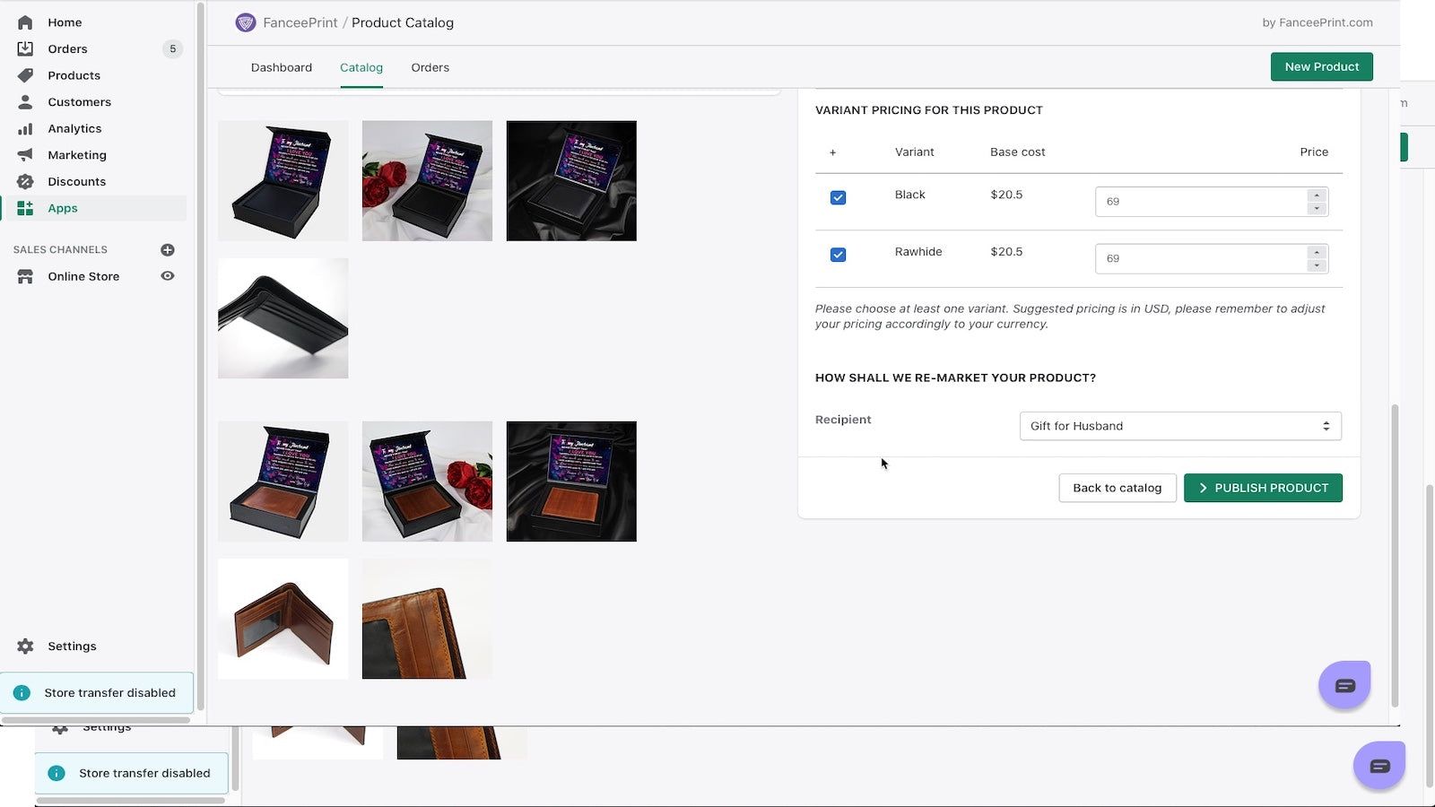Auto generate product preview images