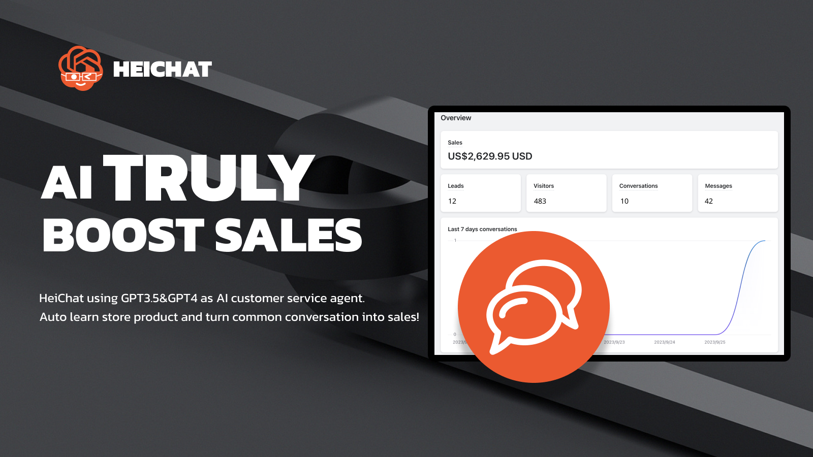 Auto learn store product and turn common conversation into sales