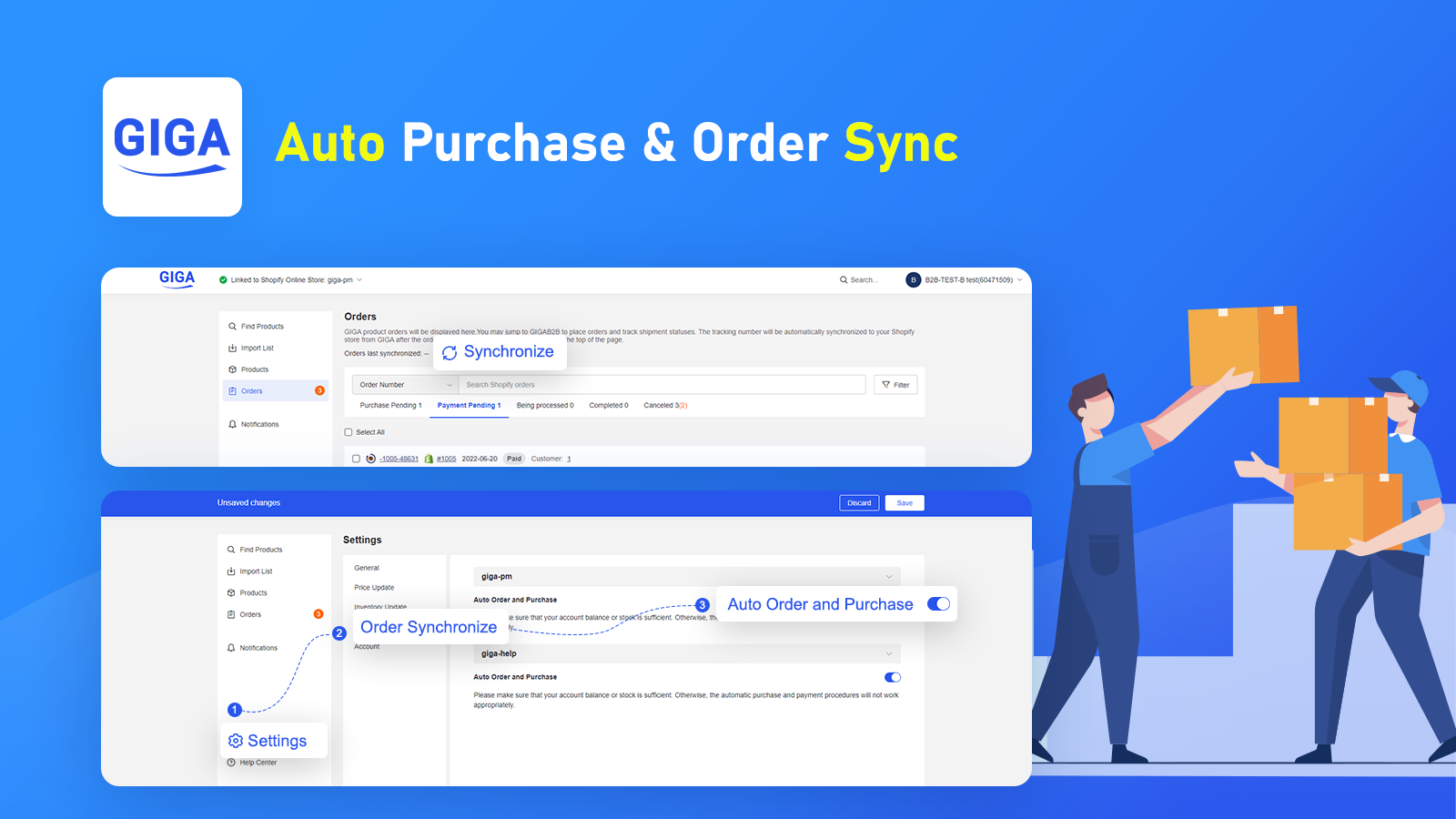Auto Purchase & Order Sync