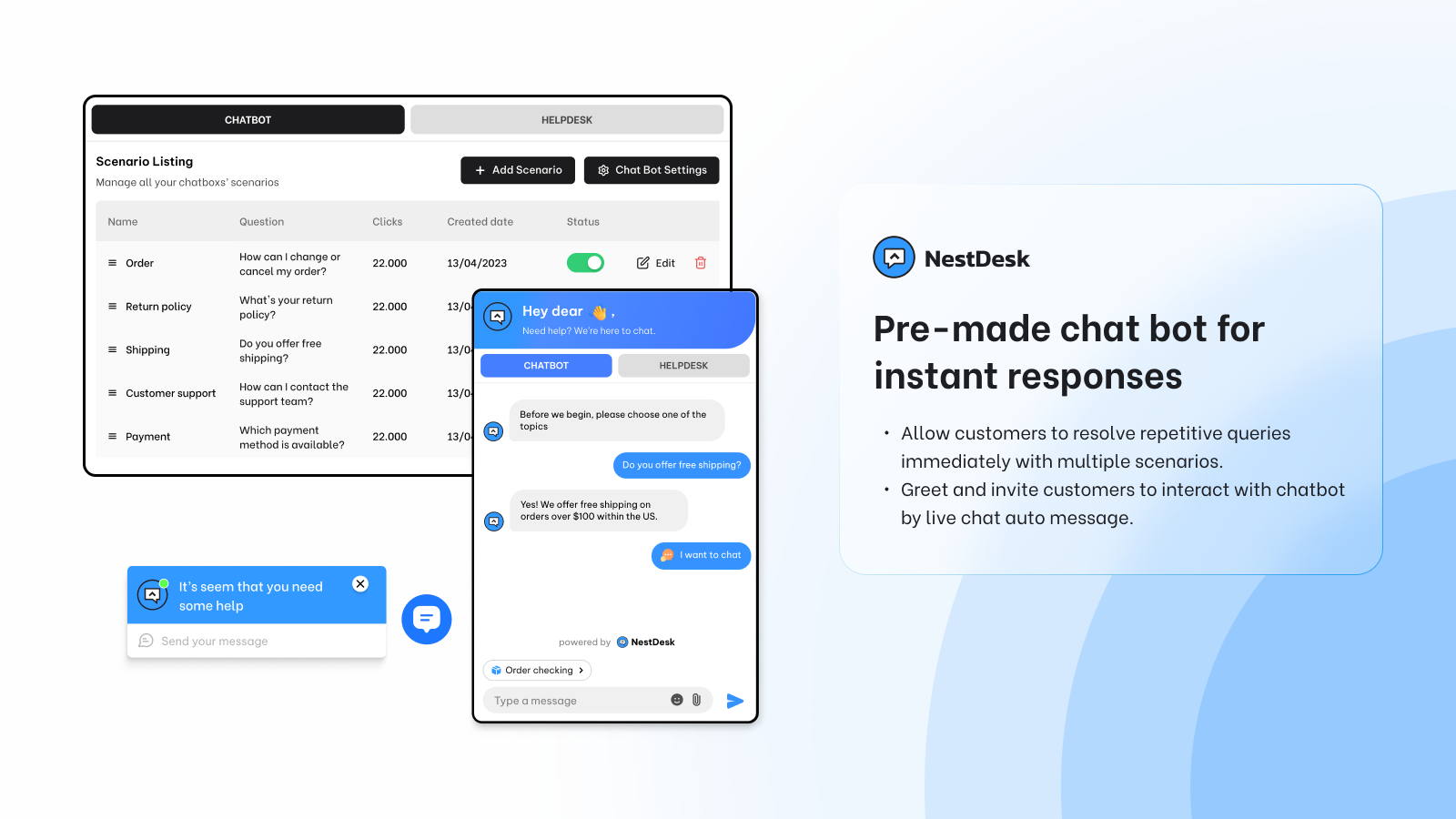 Automate answering repetitive questions with chatbot