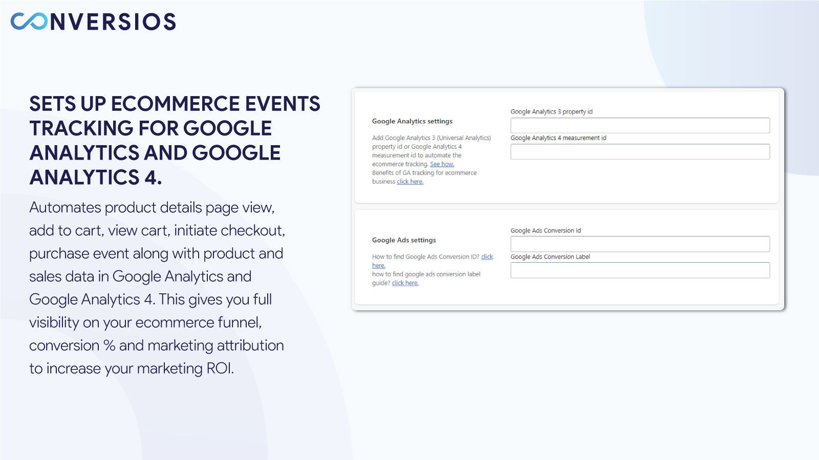 automate ecommerce tracking for google analytics 4