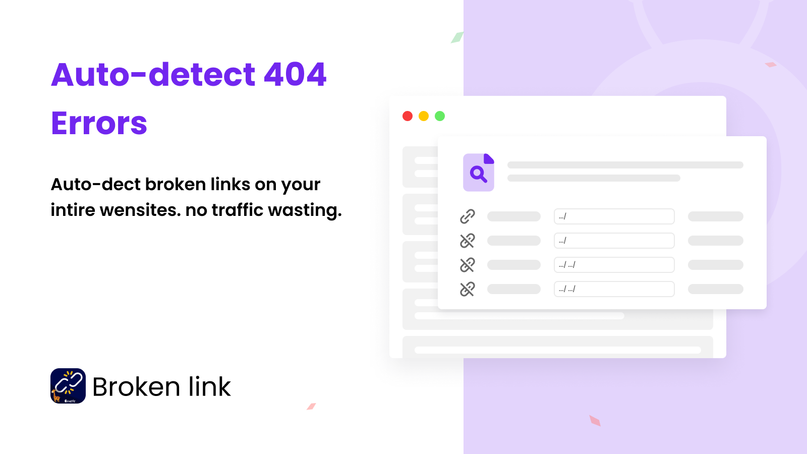 Automated 404 Error Tracking_Broken Link Manager