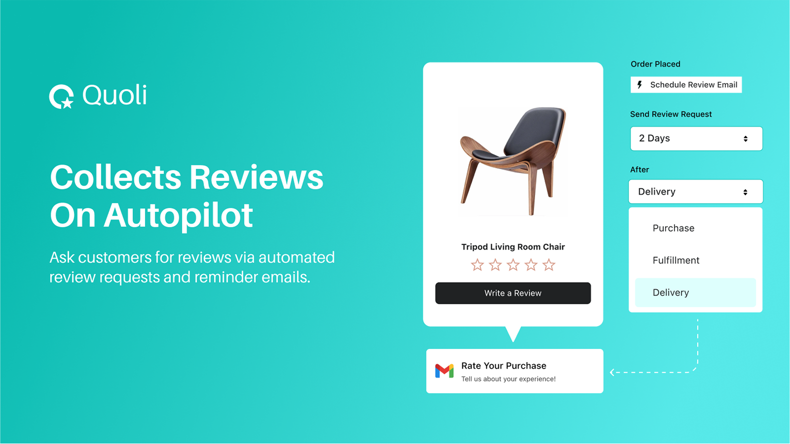 Automated review requests and reminder