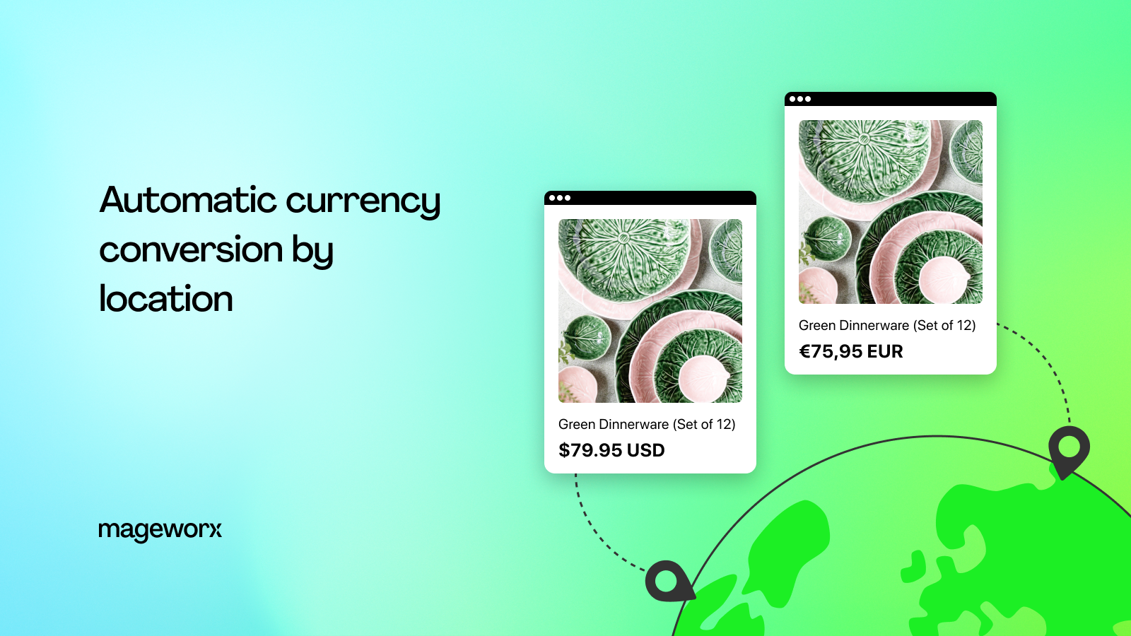 Automatic currency conversion by location
