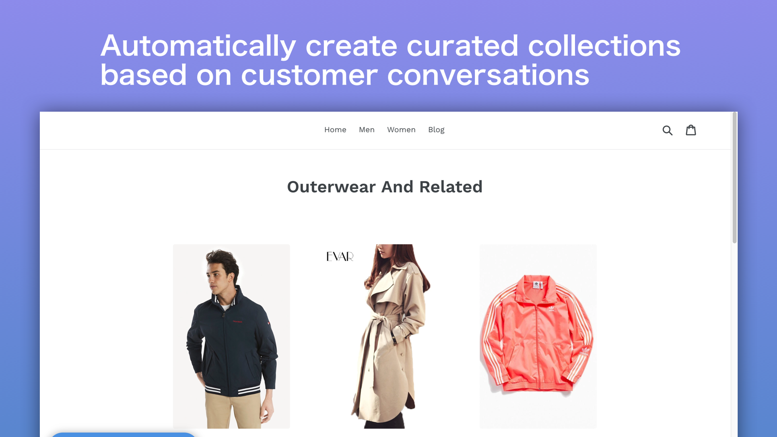 Automatically create collections based on customer conversation