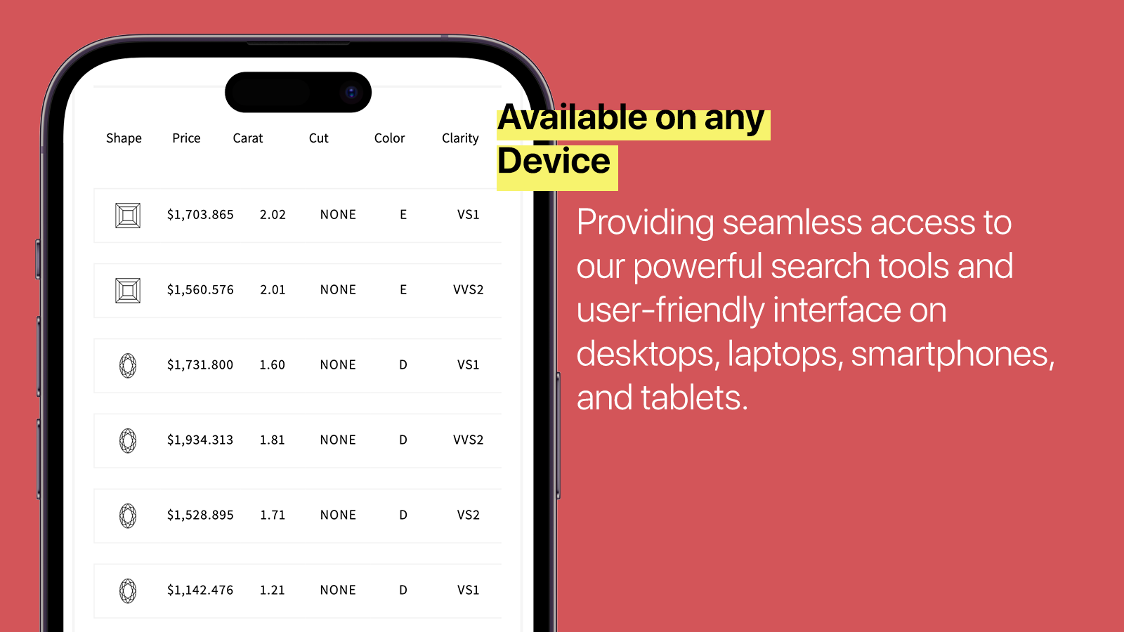 Available on any device, providing seamless access.