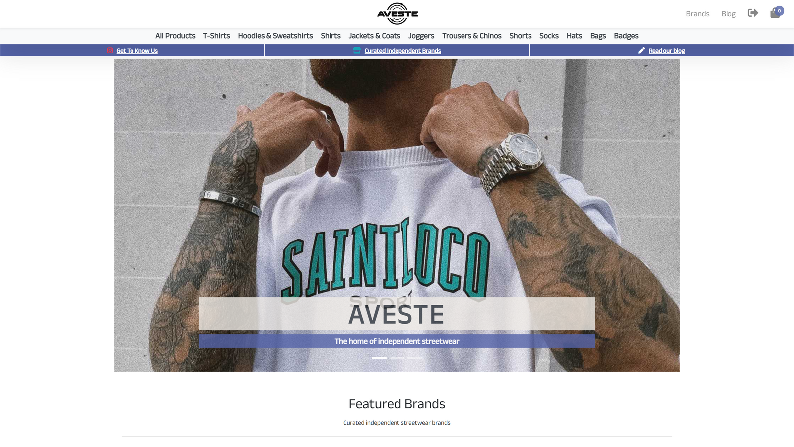 Aveste Home Page