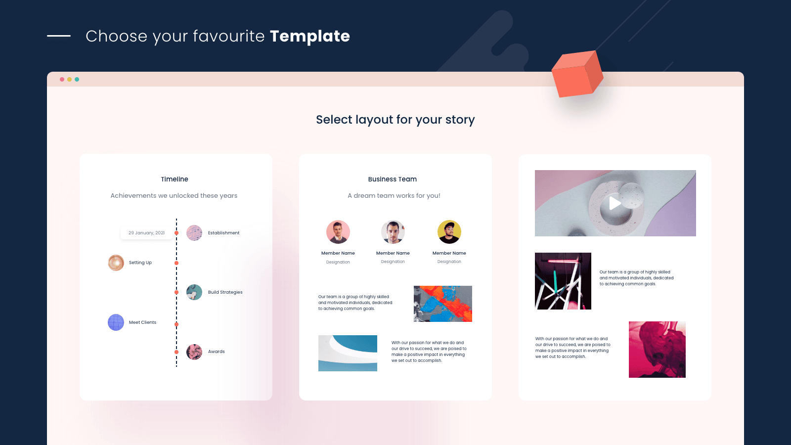 Best Templates in Team and About Us Page builder Shopify app
