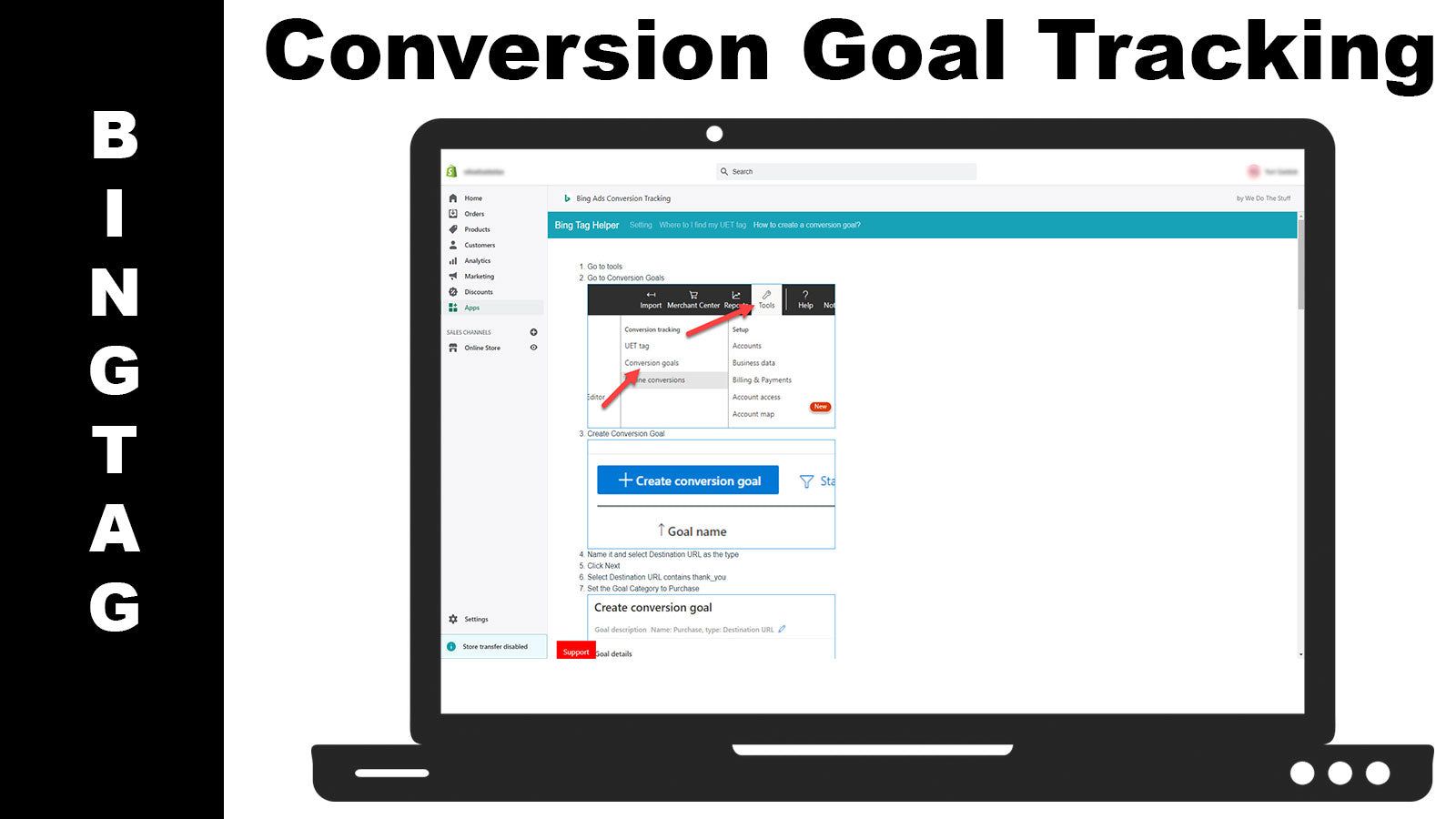 Bing Ads Conversion Tracking Goals