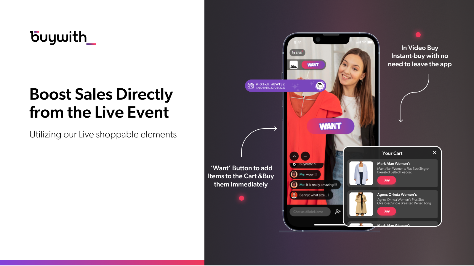 Boost Sales Directly from the Live Event