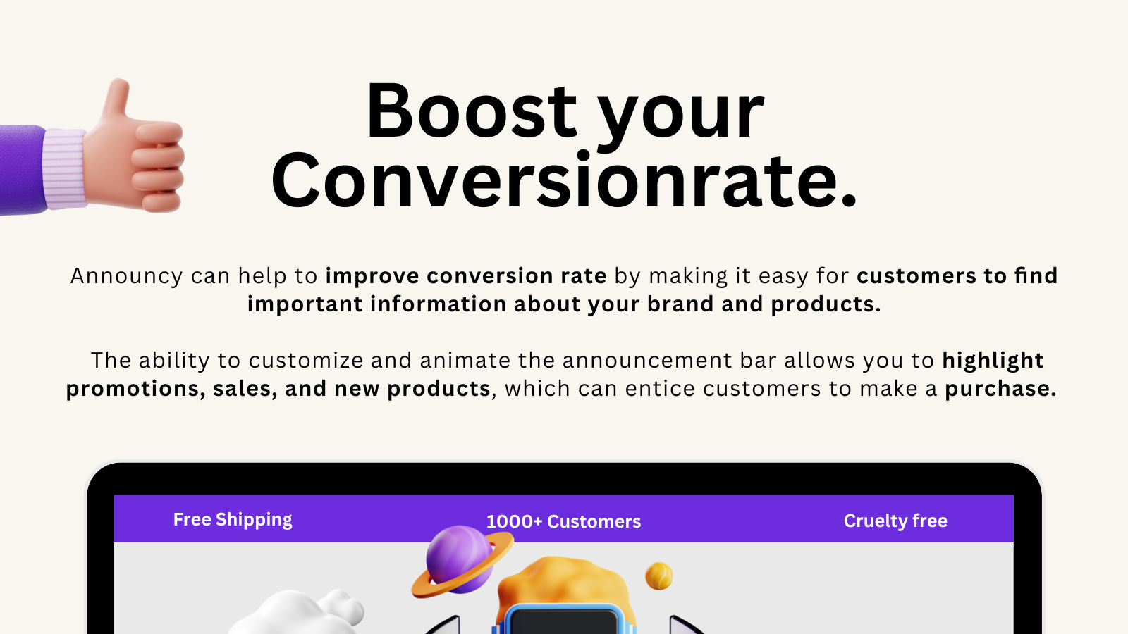 Boost your conversionrate