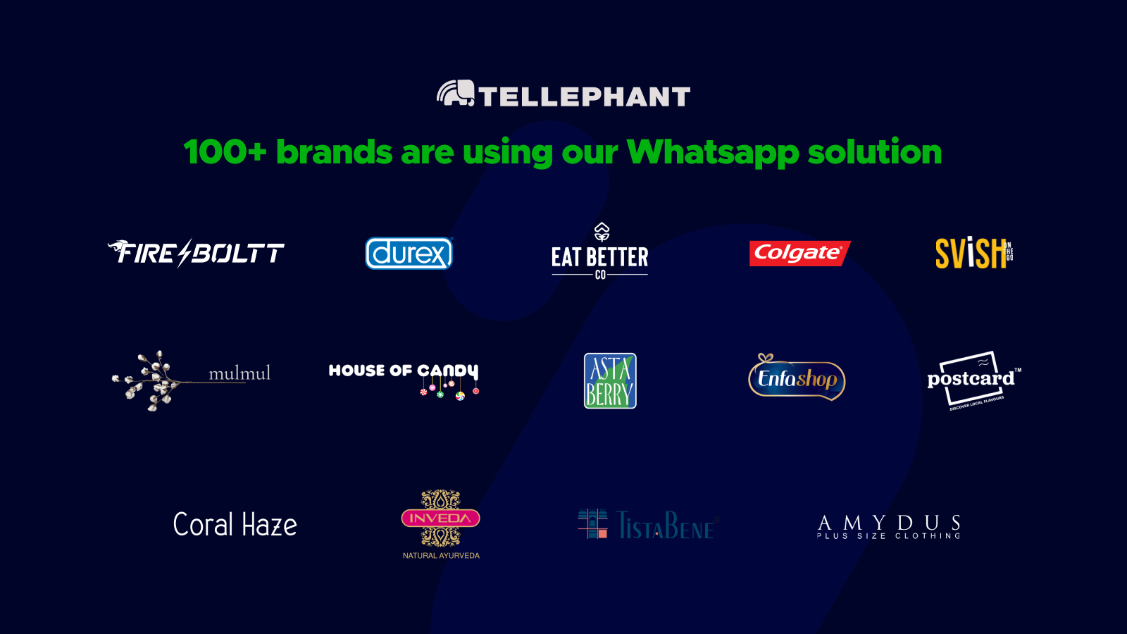 Brands that trust tellephant for Whatsapp solutions