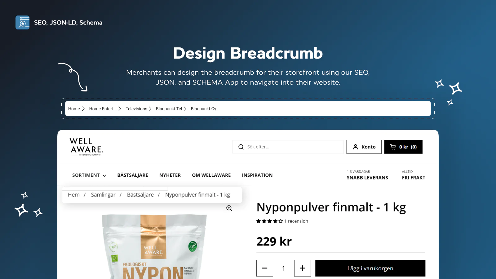breadcrumbs design 