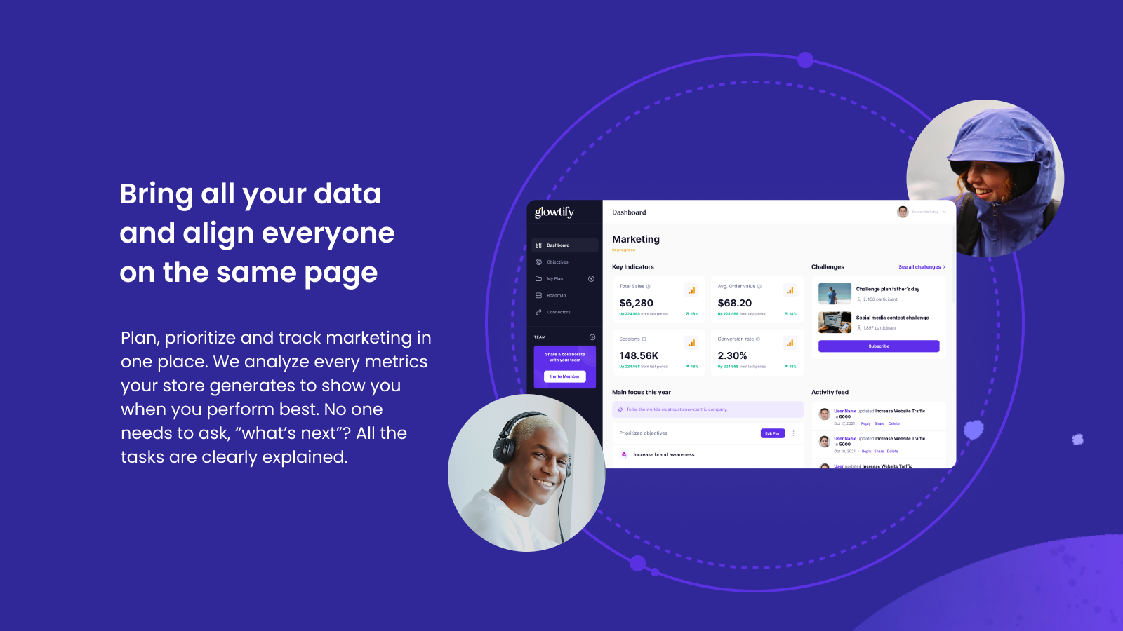 Bring all your data and align everyone on the same page