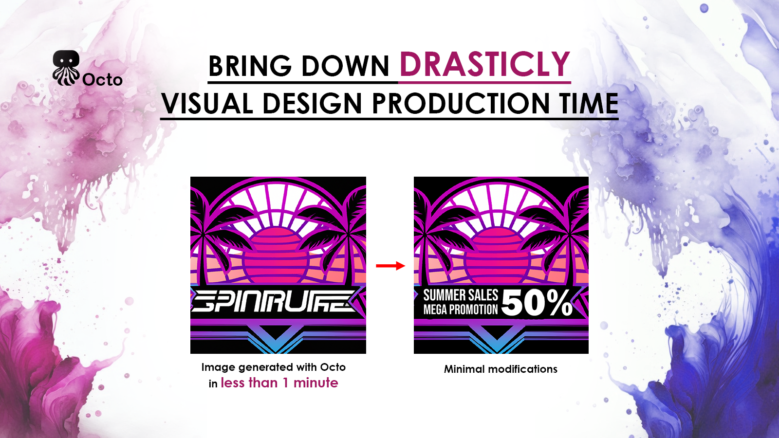 Bring down Visual Design production time ( <1min / generation )