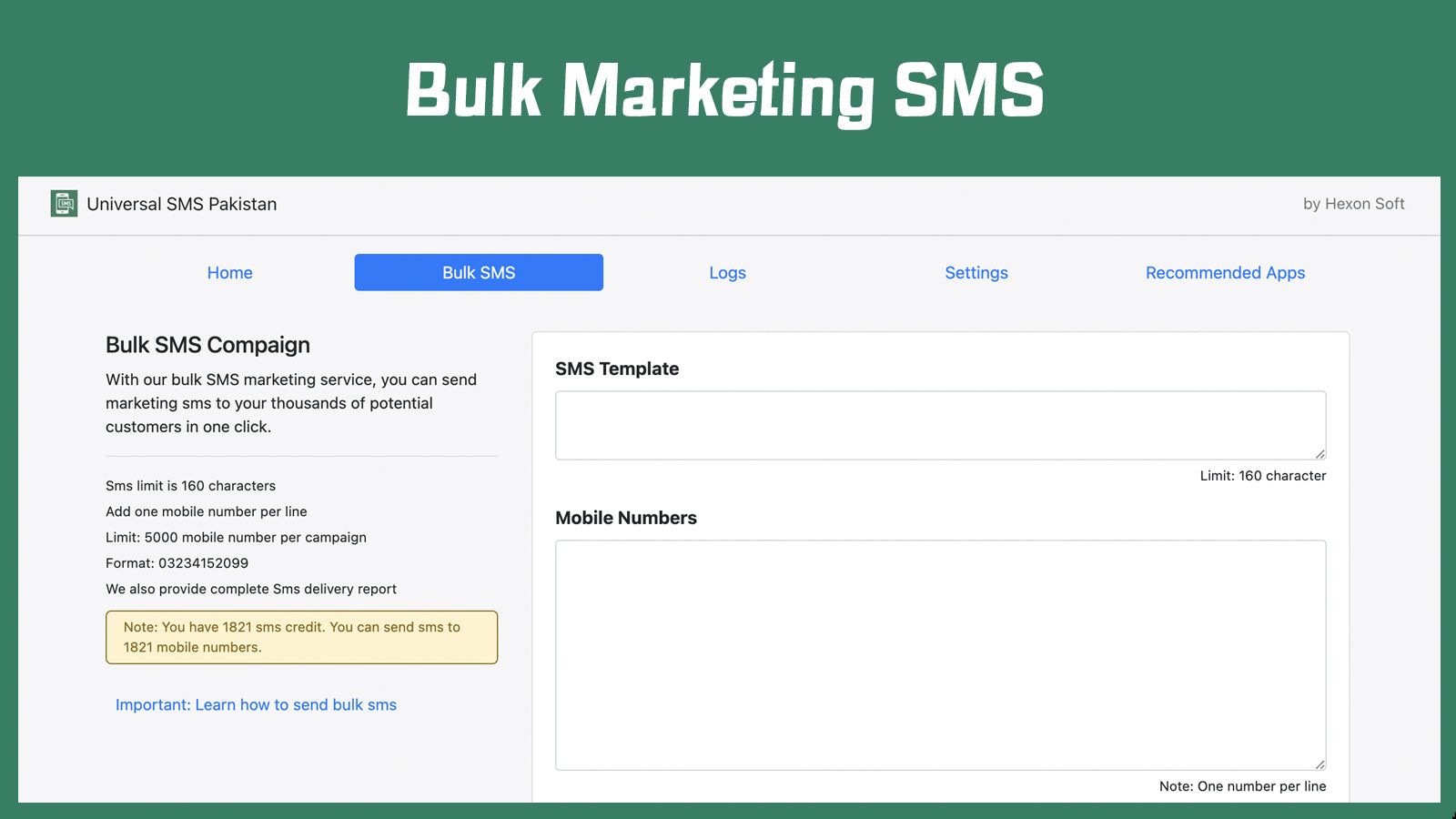Bulk Marketing SMS