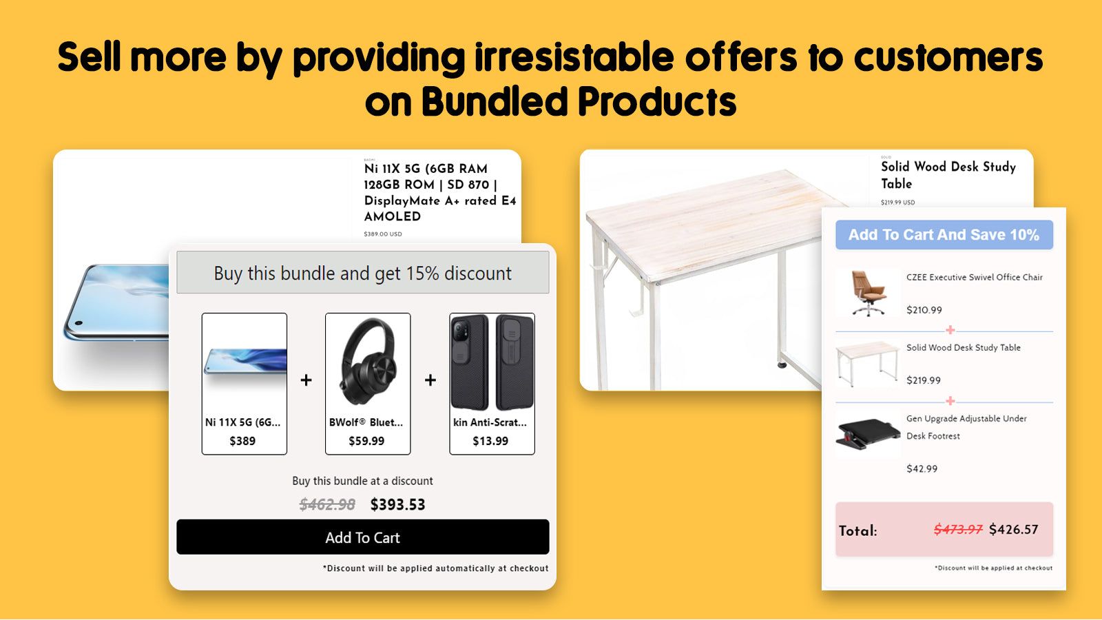 Bundle upsell products together