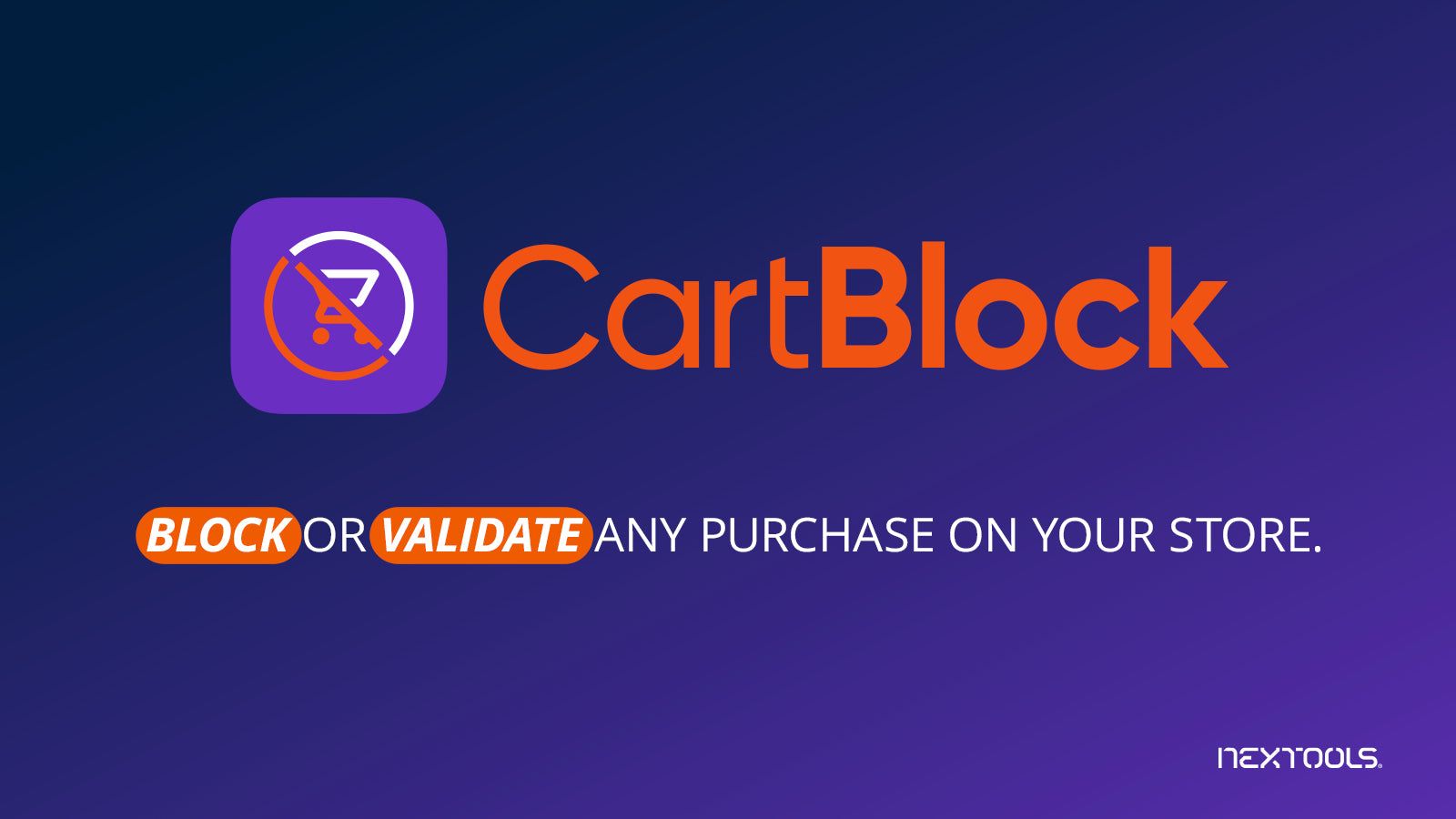 CartBlock Block & Validate any purchase cart and checkout